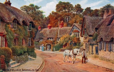 Vecchio Villaggio, Shanklin, Isola di Wight da Alfred Robert Quinton